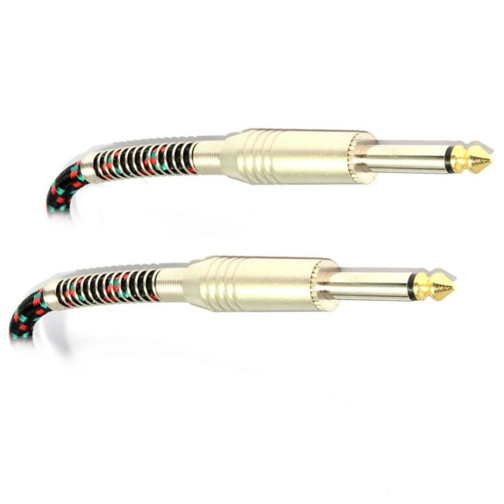 Vintweed Braided Guitar Jack Lead 6m-Signal Leads-DJ Supplies Ltd