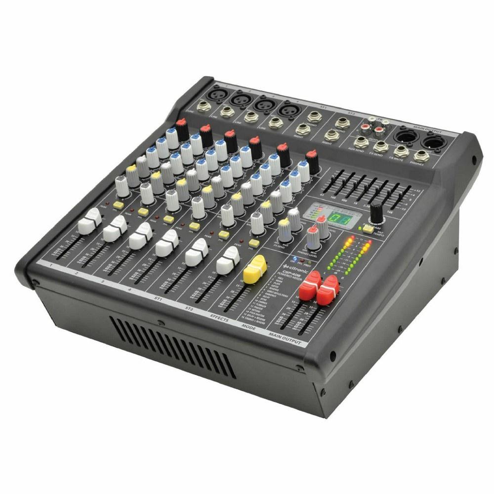 Citronic CSP 408 400w Powered Mixer-Powered Mixers-DJ Supplies Ltd