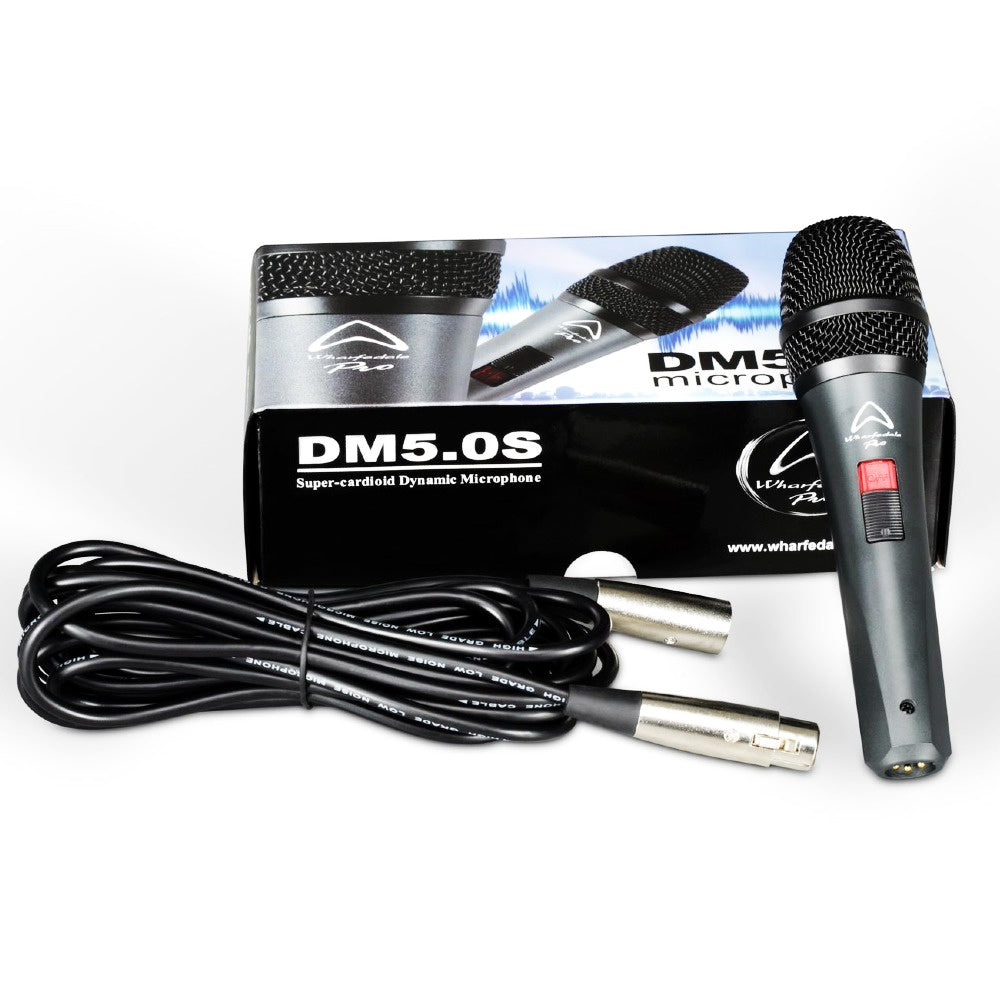Wharfedale DM5.0S Super Cardoid Dynamic Microphone-Microphones-DJ Supplies Ltd