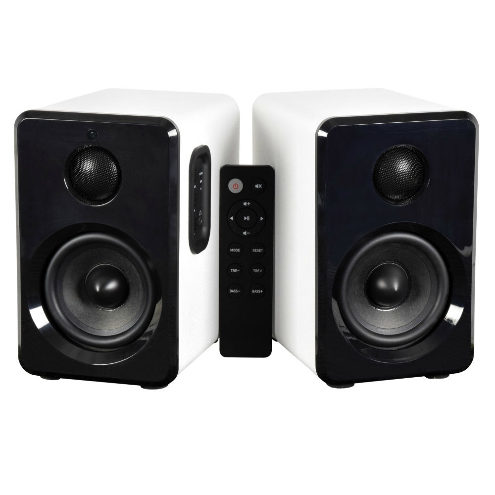 Bluetooth Active Monitor Speaker Set White-Active Speakers-DJ Supplies Ltd