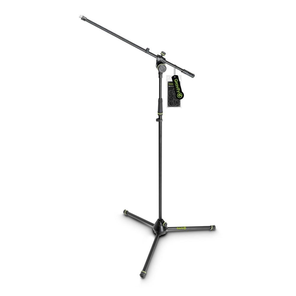 Gravity Microphone Stand MS4321B-Mic Stands-DJ Supplies Ltd