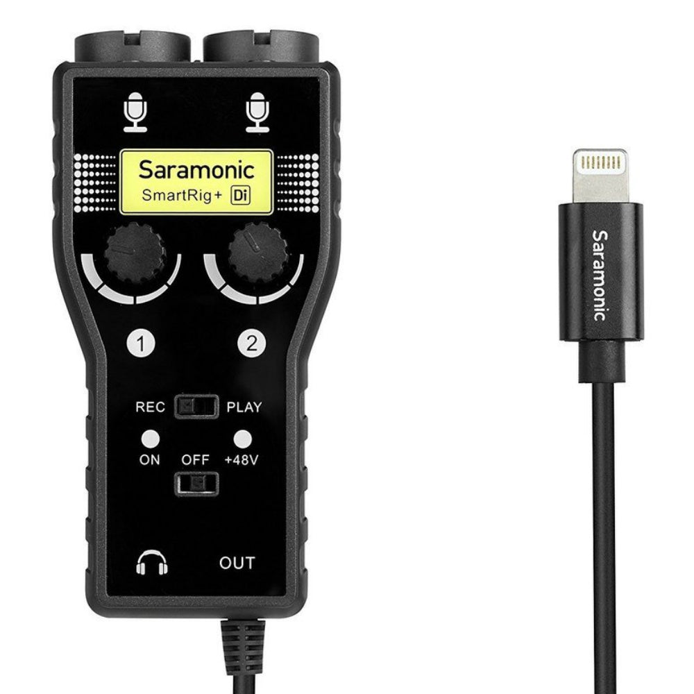 Saramonic Smart Rig+ DI Portable Mic Audio Interface-Digital DJ-DJ Supplies Ltd