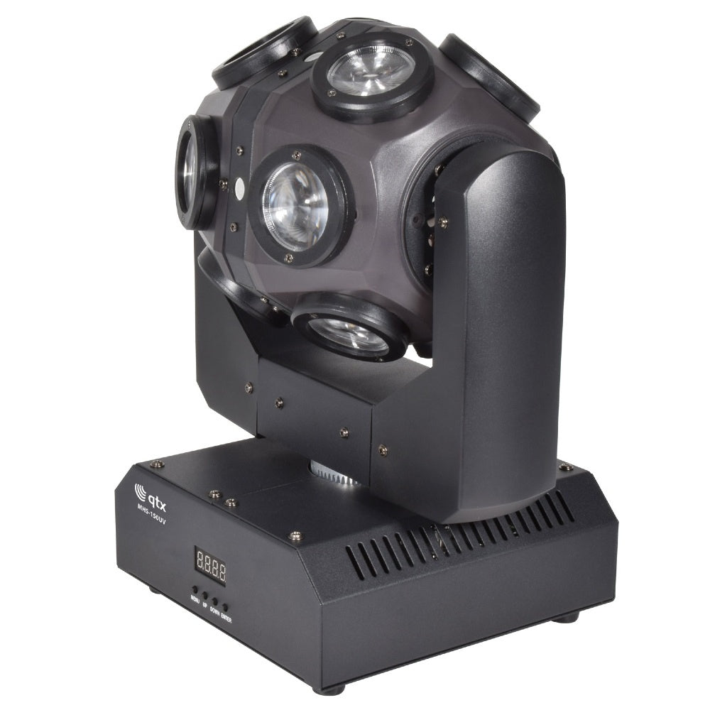 QTX MHS-150UV 120w Orbital Beam Moving Head-Lighting-DJ Supplies Ltd