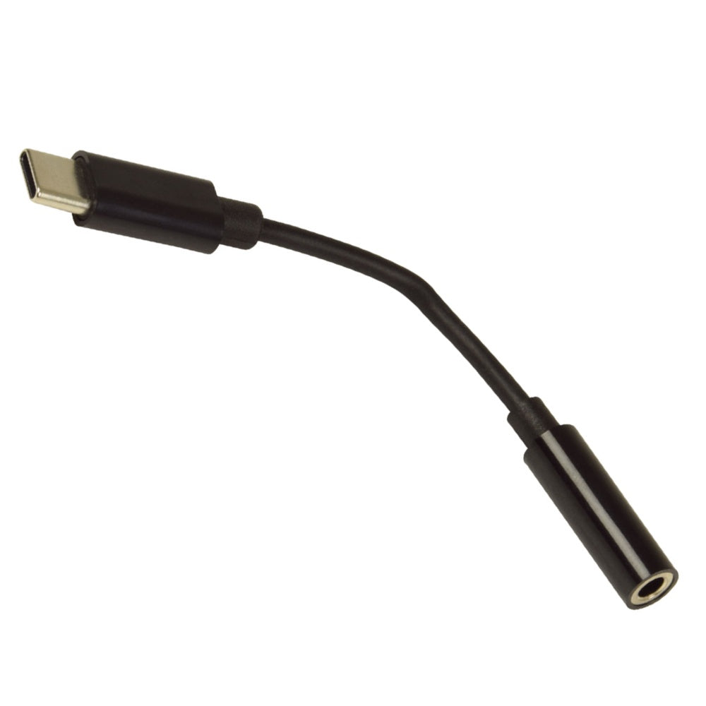USB C Plug to 3.5mm Headphone Socket Adaptor Lead-Signal Leads-DJ Supplies Ltd