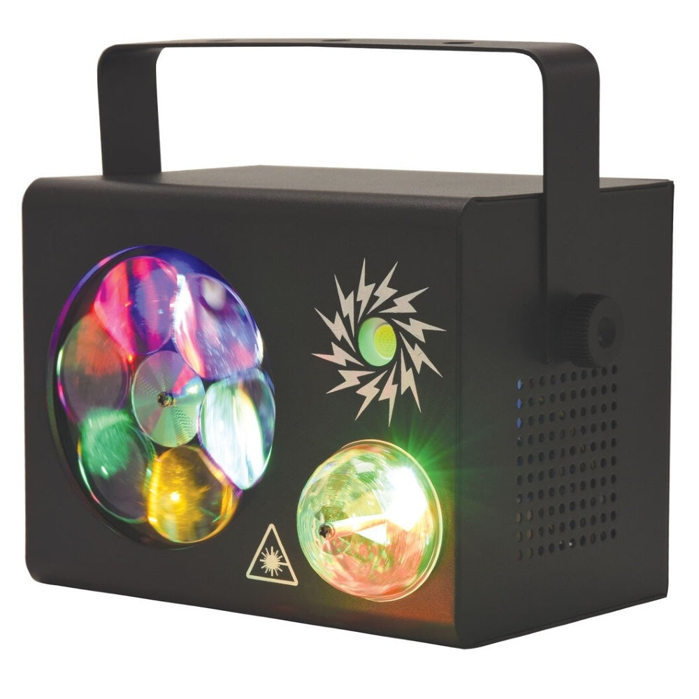 Gobo Fireflash 4 in 1 Laser Light-Lighting-DJ Supplies Ltd
