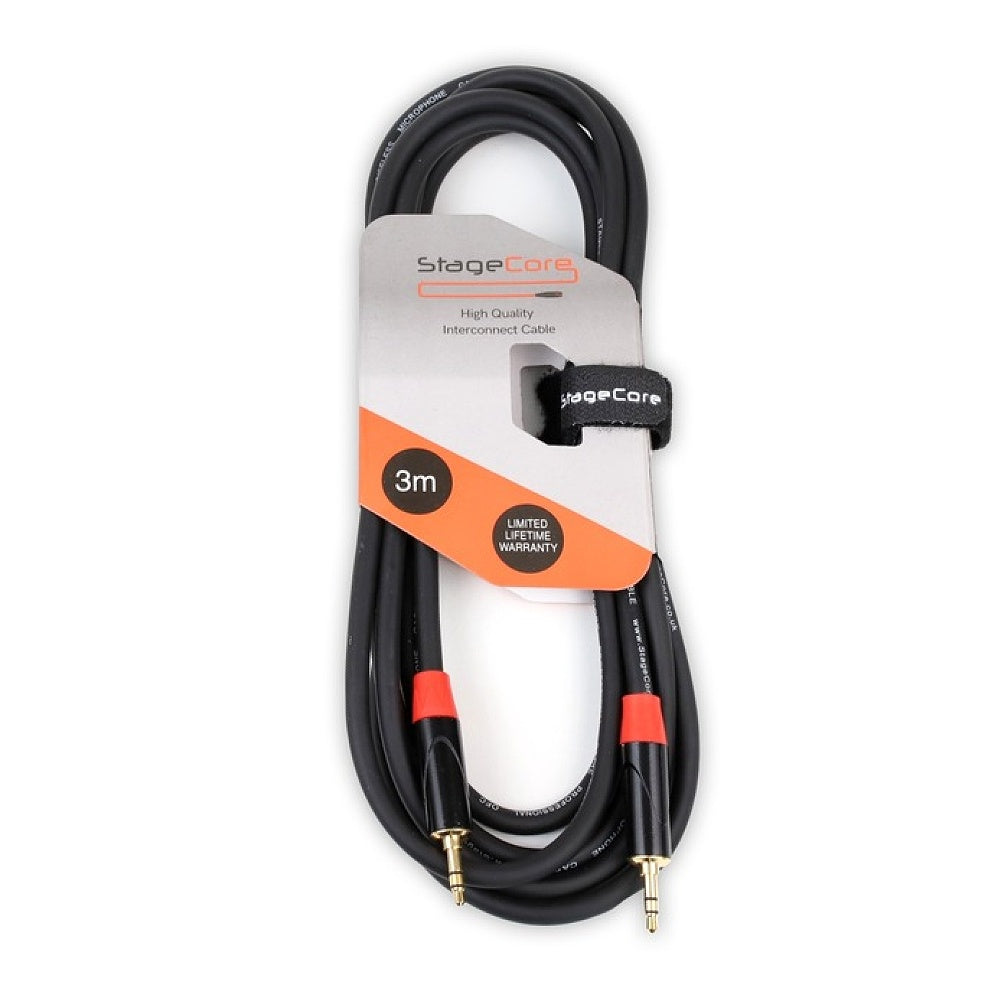 3.5mm Stereo Jack to Jack Aux Lead-Signal Leads-DJ Supplies Ltd