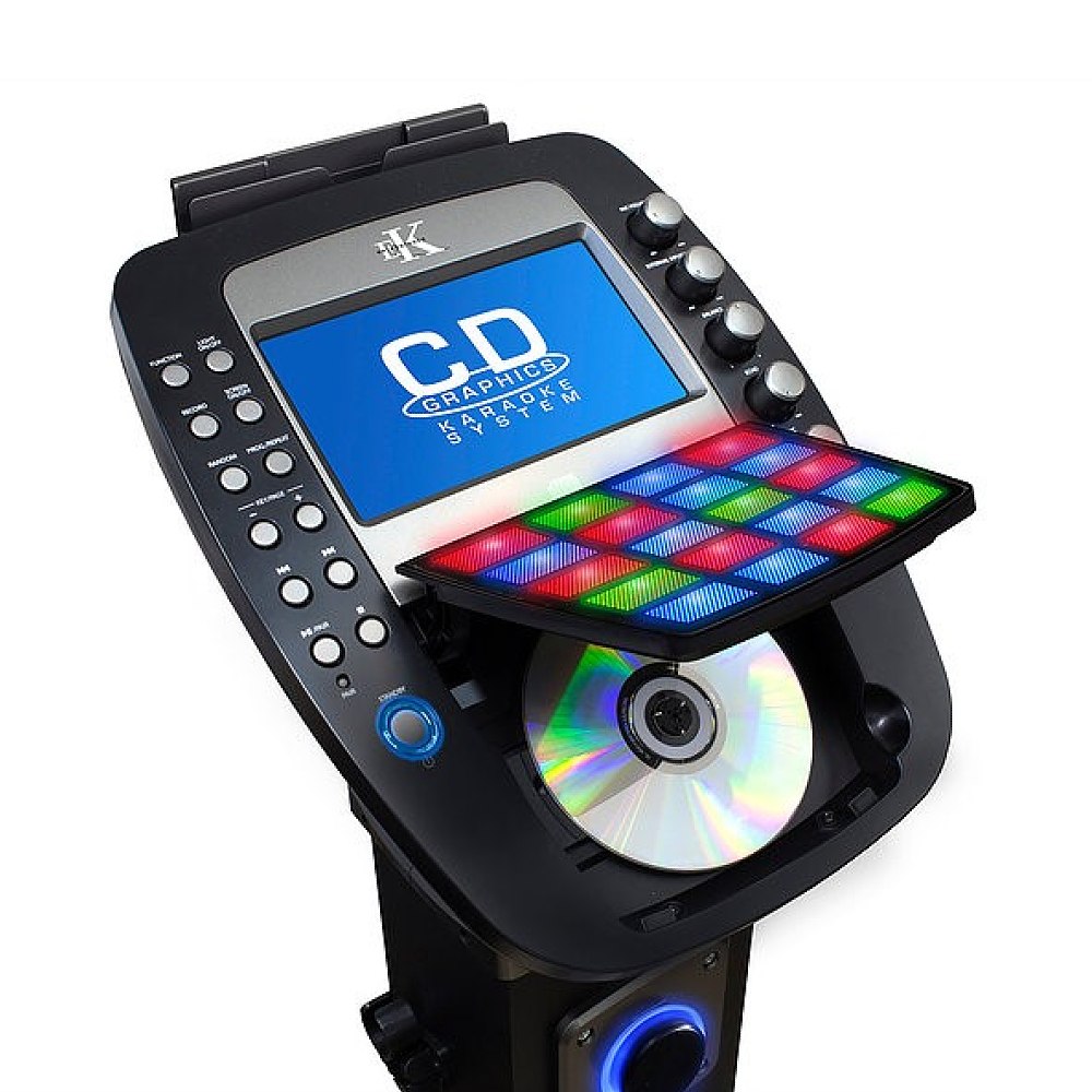 EKS878BT Pedestal Karaoke Machine with Bluetooth and Screen DJ