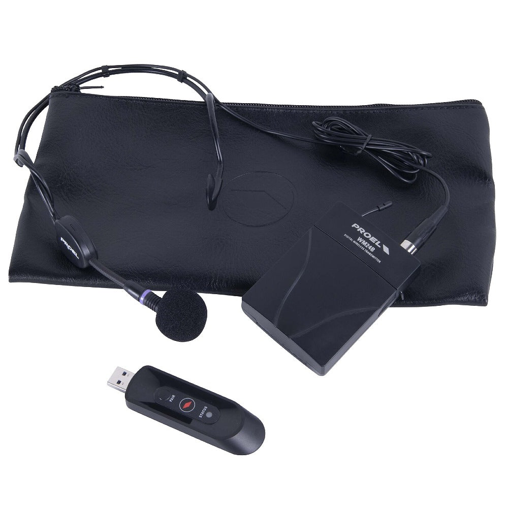 Proel 2.4GHz U24 USB Wireless Microphone System-Wireless Microphones-DJ Supplies Ltd