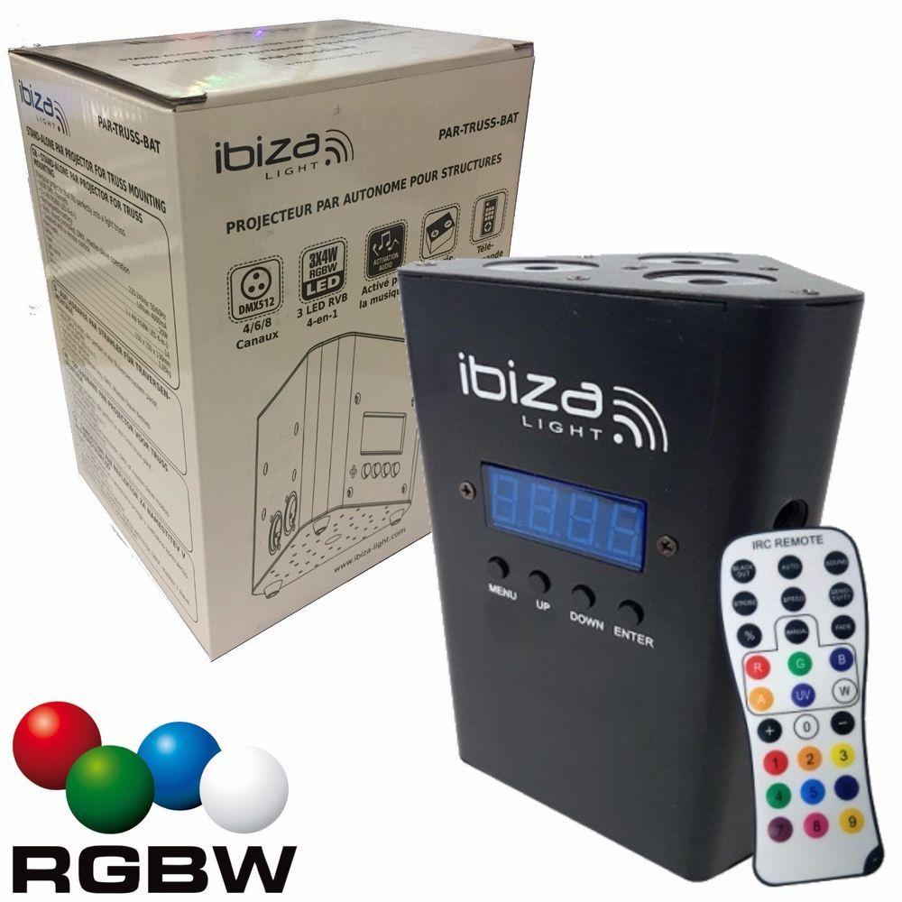 Ibiza Rechargeable Battery Uplighter-Lighting-DJ Supplies Ltd