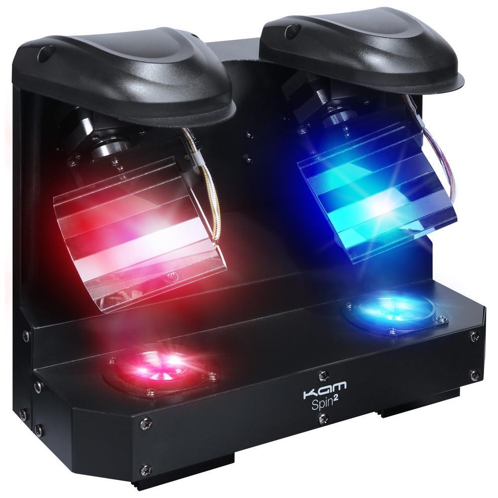KAM Spin2 Twin Barrel Light EX DEMO-Lighting-DJ Supplies Ltd