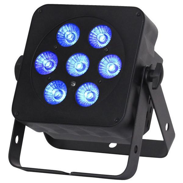 LEDJ Slimline 7Q5 RGBW Black Panel-Lighting-DJ Supplies Ltd