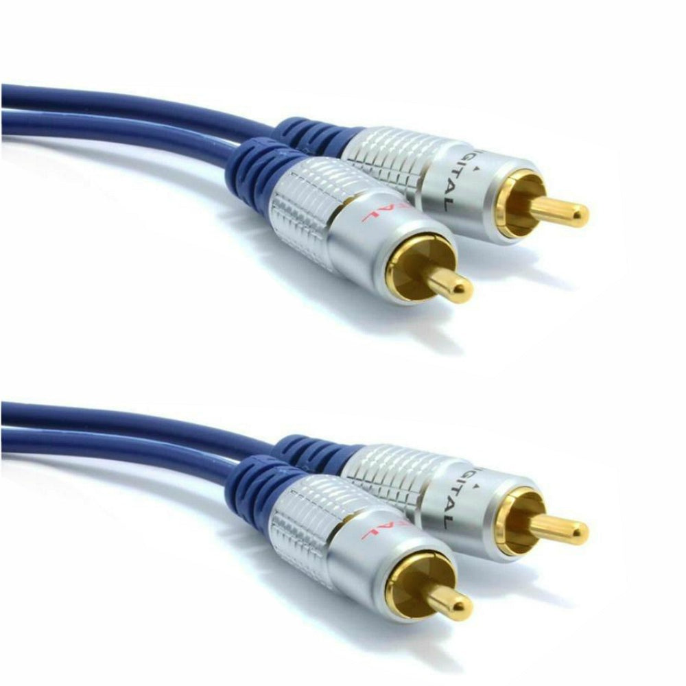 RCA to RCA Gold Digtal Lead-Cable-DJ Supplies Ltd