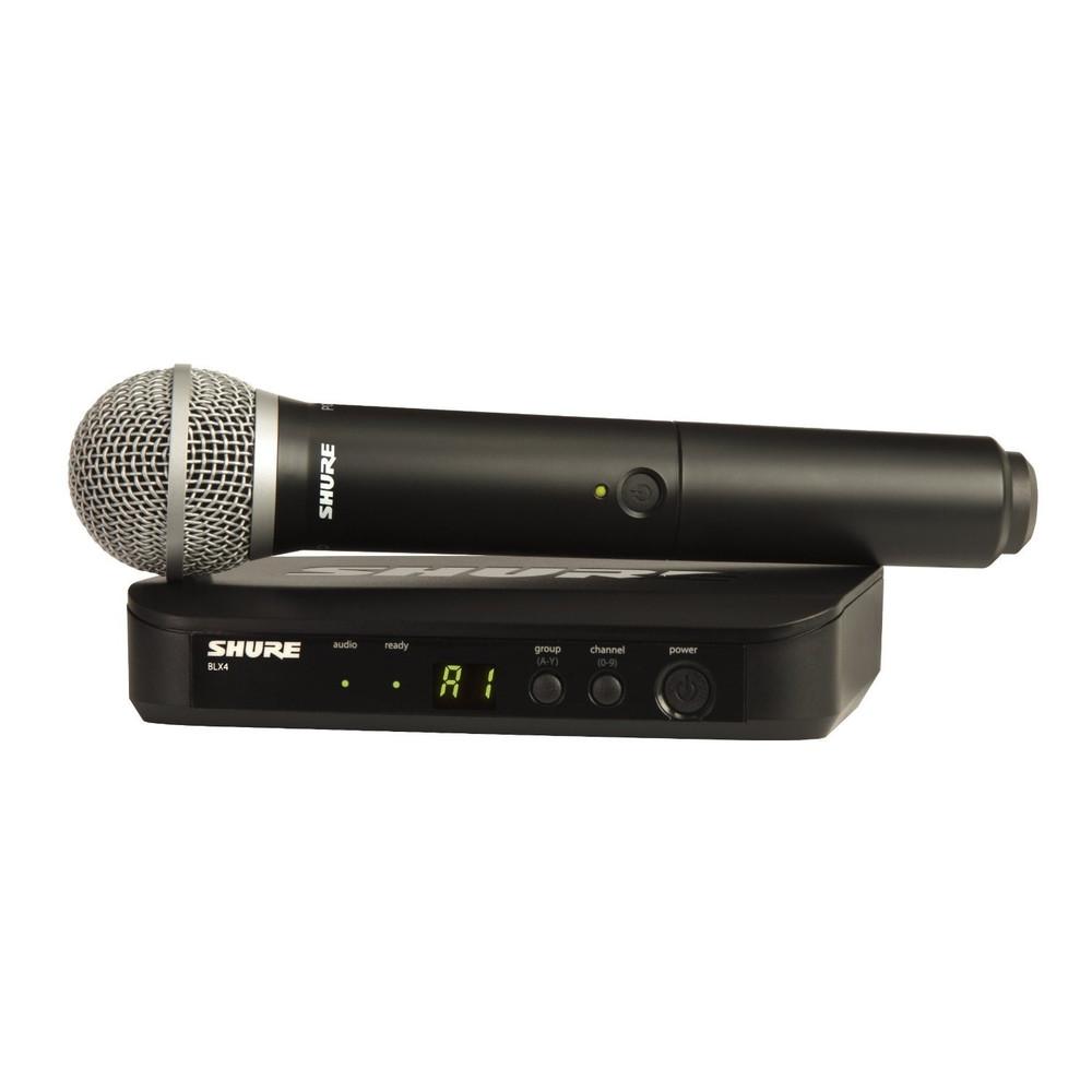 Shure BLX24 PG58 Wireless Microphone-Wireless Microphones-DJ Supplies Ltd