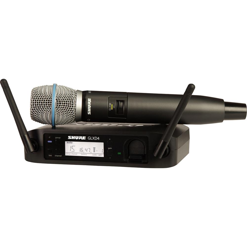 Shure GLXD24 Beta 87A Digital Wireless Microphone-Wireless Microphones-DJ Supplies Ltd