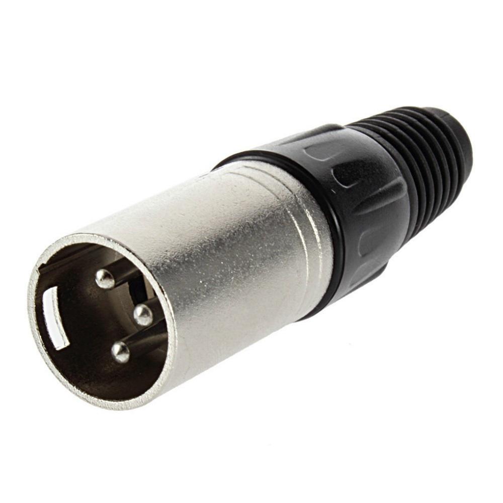 XLR Male Connector 3 Pin-Connectors-DJ Supplies Ltd