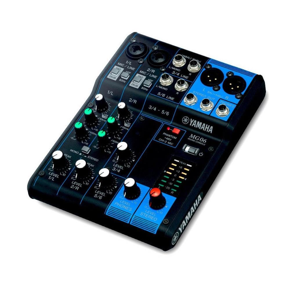 Yamaha MG06 6Ch Mixer – DJ Supplies Sound and Lighting Ltd