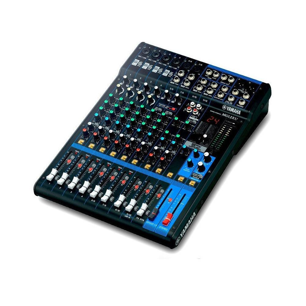 Yamaha MG12XU USB 12Ch Mixer With Effects-Live Mixers-DJ Supplies Ltd